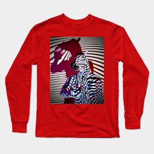 Party Zebra Long Sleeve T-Shirt